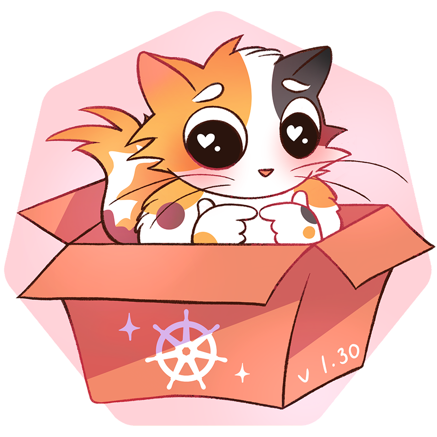 Kubernetes v1.30 logo